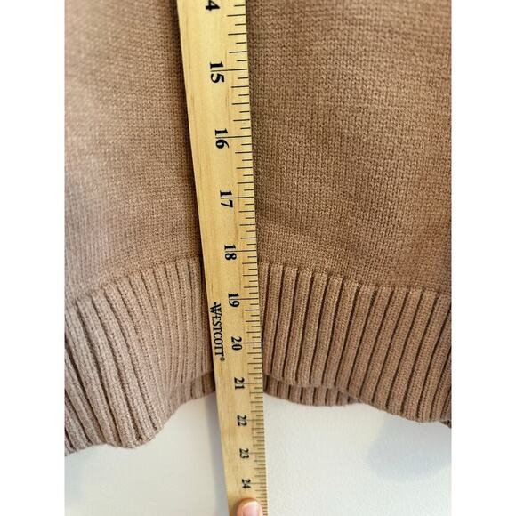 Anthropologie x Dolan Colorblock Lime Crewneck Sweater Phoebe Buffay Boho Small - Picture 8 of 8